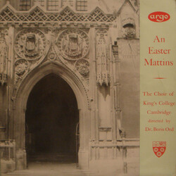 The King's College Choir Of Cambridge / Boris Ord An Easter Mattins Vinyl LP USED