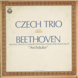 Ludwig van Beethoven / Czech Trio Trio No.7 In B-flat Major For Piano Violin And Cello, Op. 97 "Archduke" Vinyl LP USED