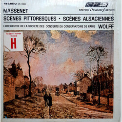 Jules Massenet / Albert Wolff / Orchestre De La Société Des Concerts Du Conservatoire Massenet Scènes Pittoresques, Scènes Alsaciennes Vinyl LP USED