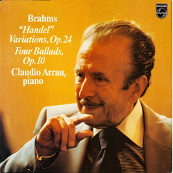 Johannes Brahms / Claudio Arrau "Handel" Variations, Op.24 / Four Ballads, Op.10 Vinyl LP USED