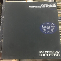 Johann Sebastian Bach / Sviatoslav Richter The Well-Tempered Clavier Vol. 1 Vinyl 3 LP Box Set USED
