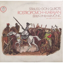 Richard Strauss / Mstislav Rostropovich / Herbert von Karajan / Berliner Philharmoniker / Ulrich Koch Don Quixote Vinyl LP USED