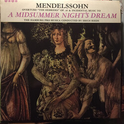 Felix Mendelssohn-Bartholdy / The Hamburg Pro Musica / Erich Riede A Midsummer Night's Dream Vinyl LP USED