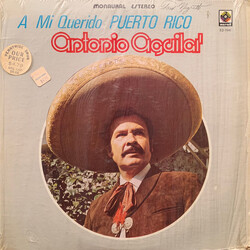 Antonio Aguilar Barraza A Mi Querido Puerto Rico Vinyl LP USED