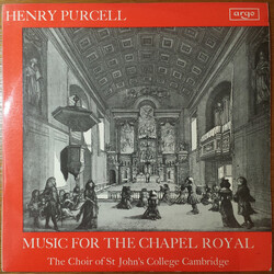 Henry Purcell / St. John's College Choir Music For The Chapel Royal Vinyl LP USED