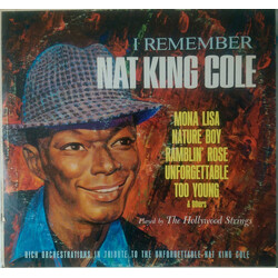 The Hollywood Strings I Remember Nat King Cole Vinyl LP USED