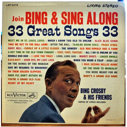 Bing Crosby Join Bing & Sing Along Vinyl LP USED