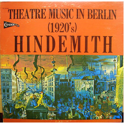 Paul Hindemith Theatre Music In Berlin (1920's) Vinyl LP USED