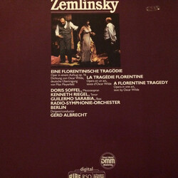 Alexander Von Zemlinsky / Radio-Symphonie-Orchester Berlin / Gerd Albrecht Eine Florentinische Tragodie, Op. 16. Oper In Einem Aufzug Vinyl LP USED