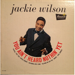 Jackie Wilson You Ain't Heard Nothin Yet Vinyl LP USED