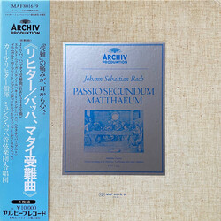 Johann Sebastian Bach / Karl Richter Passio Secundum Matthæum (Matthäus-Passion) Vinyl 4 LP Box Set USED