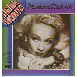 Marlene Dietrich Original Favorites Vinyl LP USED