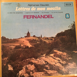 Alphonse Daudet / Fernandel Lettres De Mon Moulin 3 Vinyl LP USED