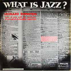 Leonard Bernstein What Is Jazz? Vinyl LP USED