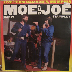 Moe Bandy & Joe Stampley Live From Bad Bob's, Memphis Vinyl LP USED