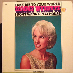 Tammy Wynette Take Me To Your World / I Don't Wanna Play House Vinyl LP USED