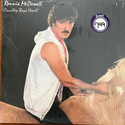 Ronnie McDowell Country Boy's Heart Vinyl LP USED