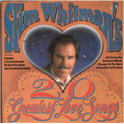 Slim Whitman Slim Whitman's 20 Greatest Love Songs Vinyl LP USED