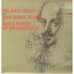 John Gielgud / Irene Worth Men & Women Of Shakespeare Vinyl LP USED