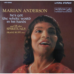 Marian Anderson / Franz Rupp He's Got The Whole World In His Hands  And  18 Other Spirituals Vinyl LP USED