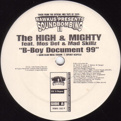 The High & Mighty B-Boy Document 99 Vinyl - Discrepancy Records