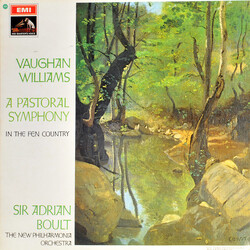 Ralph Vaughan Williams / Sir Adrian Boult / New Philharmonia Orchestra A Pastoral Symphony / In The Fen Country Vinyl LP USED