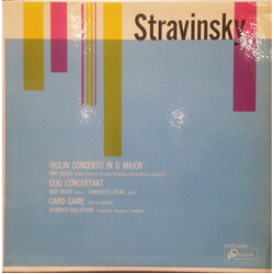 Igor Stravinsky Violin Concerto In D Major / Duo Concertant / Card Game (Jeu De Cartes) Vinyl LP USED