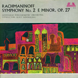 Sergei Vasilyevich Rachmaninoff / Leningrad Philharmonic Orchestra / Kurt Sanderling Symphony No. 2 E Minor, Op. 27 Vinyl LP USED