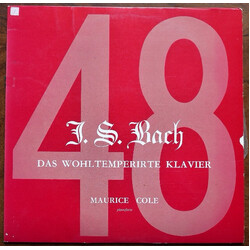 Johann Sebastian Bach / Maurice Cole Das Wohltemperirte Klavier (Vol 2) Vinyl LP USED