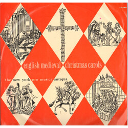 The Primavera Singers / New York Pro Musica / Noah Greenberg English Medieval Christmas Carols Vinyl LP USED