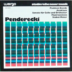 Krzysztof Penderecki Psalmen Davids / Anaklasis / Sonate Für Cello Und Orchester / Fluorescences / Stabat Mater Vinyl LP USED