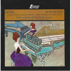 Jan Ladislav Dusík / Robert Schumann / Toni Grünschlag / Rosi Grünschlag / Wiener Volksopernorchester / Paul Angerer Concerto In B Flat For 2 Pianos &