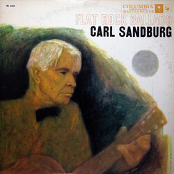 Carl Sandburg Flat Rock Ballads Vinyl LP USED