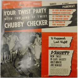 Chubby Checker Your Twist Party (With The King Of Twist) Vinyl LP USED