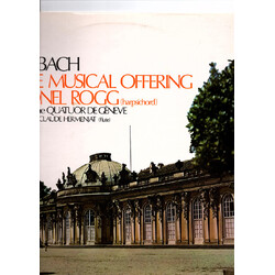 Johann Sebastian Bach / Lionel Rogg / Quatuor De Genève / Jean-Claude Hermenjat The Musical Offering Vinyl LP USED
