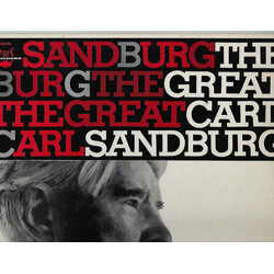 Carl Sandburg The Great Carl Sandburg Vinyl LP USED