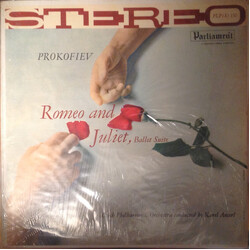Sergei Prokofiev / The Czech Philharmonic Orchestra / Karel Ančerl Romeo And Juliet, Ballet Suite Vinyl LP USED