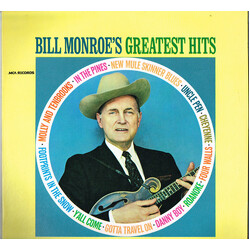 Bill Monroe Bill Monroe's Greatest Hits Vinyl LP USED