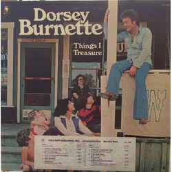 Dorsey Burnette Things I Treasure Vinyl LP USED