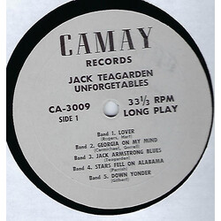 Jack Teagarden Jack Teagarden's Unforgetables Vinyl LP USED