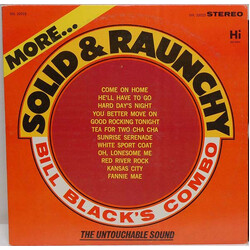 Bill Black's Combo More Solid & Raunchy Vinyl LP USED