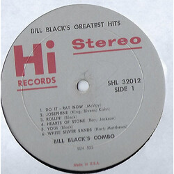 Bill Black's Combo Bill Black's Greatest Hits Vinyl LP USED