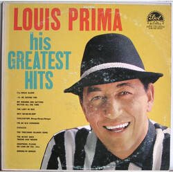 Louis Prima His Greatest Hits Vinyl LP USED