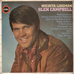 Glen Campbell Wichita Lineman Vinyl LP USED