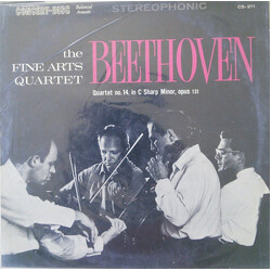 Ludwig van Beethoven / The Fine Arts Quartet String Quartet No 14 In C Sharp Minor Opus 131 Vinyl LP USED