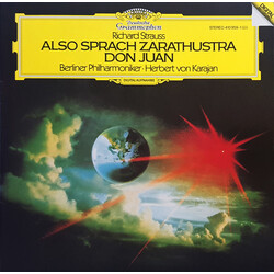 Richard Strauss / Herbert Von Karajan / Berliner Philharmoniker Also Sprach Zarathustra - Don Juan Vinyl LP USED