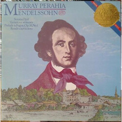 Murray Perahia / Felix Mendelssohn-Bartholdy Sonata, Op. 6 / Variations Sérieuses / Prelude & Fugue, Op. 35, No. 1 / Rondo Capriccioso Vinyl LP USED