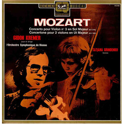 Wolfgang Amadeus Mozart / Gidon Kremer / Wiener Symphoniker / Tatiana Grindenko Concerto Pour Violon n°3 En Sol Majeur (KV 216) / Concertone Pour 2 Vi
