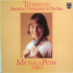 Georg Philipp Telemann / Michala Petri Trio Sonatas, Fantasies & Partita Vinyl LP USED