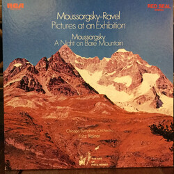 Modest Mussorgsky / Fritz Reiner / The Chicago Symphony Orchestra Pictures At An Exhibition/ A Night On Bare Mountain Vinyl LP USED